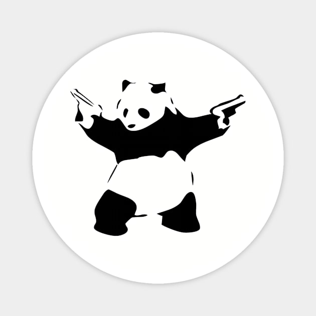 Panda Guns Magnet by MogoTees